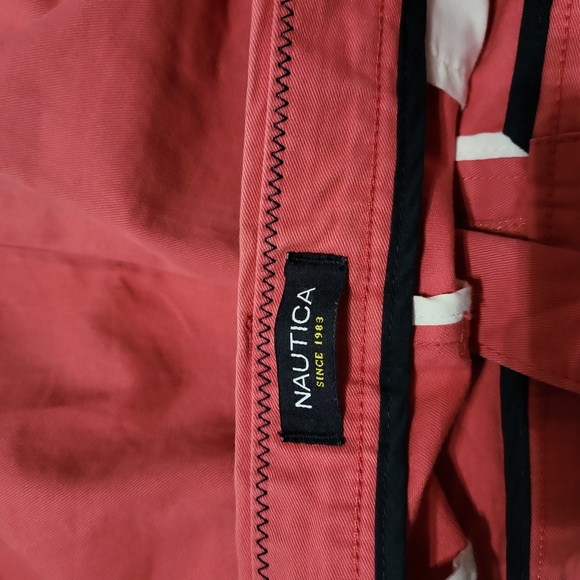 MENS NAUTICA PINK DOCK SHORTS SIZE 38 EXCELLENT CONDITION - Picture 4 of 6